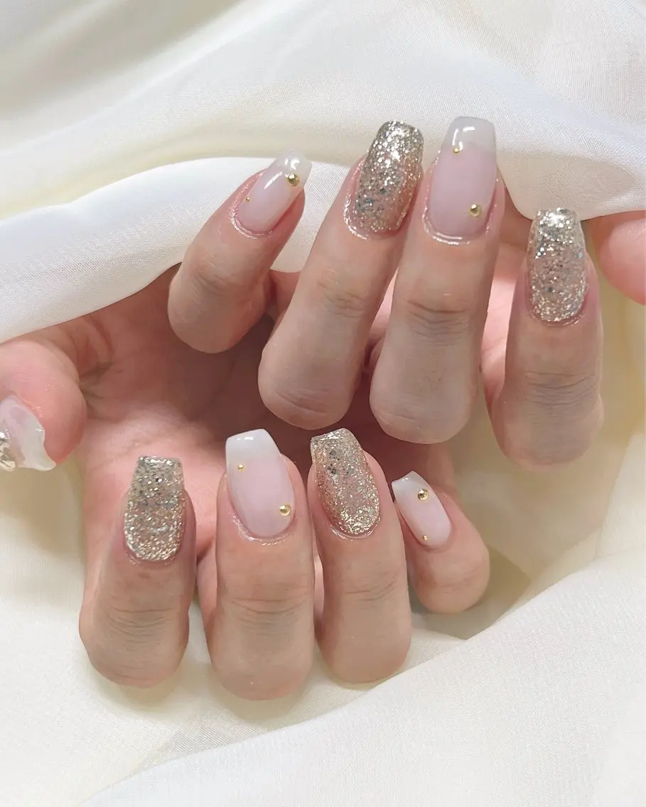ネイル ゴールド ワンカラーネイル nail salon MUAのネイルデザイン