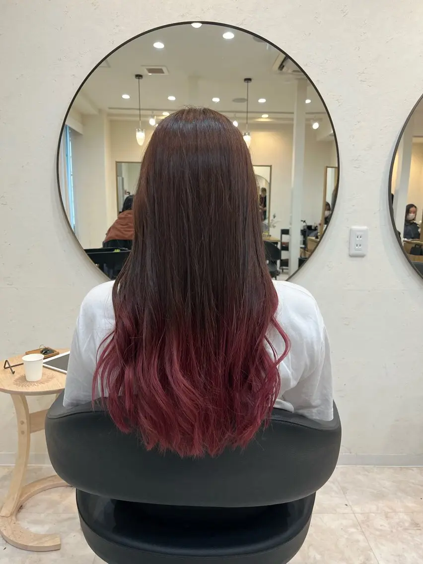 ロング ヘアカラー トリートメント 仁和山 健汰のヘアスタイル