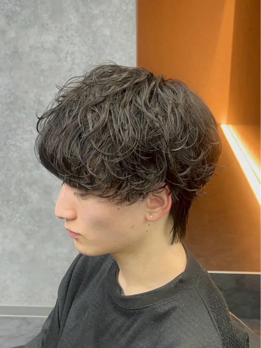 パーマ メンズ カット パーマ 🏁 メンズ特化 ／Hinata🌼のヘアスタイル