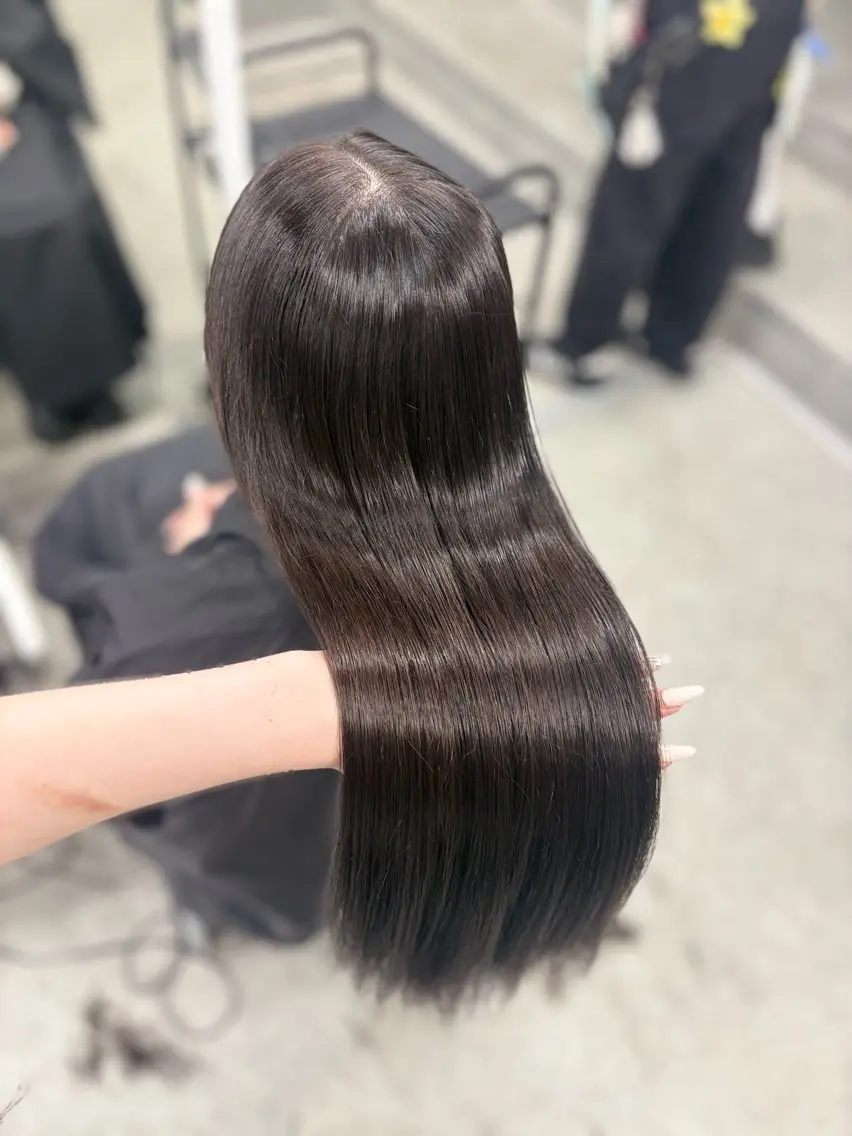ロング カラー 韓国ヘア/透明感 カラー🎀RUNAのヘアスタイル