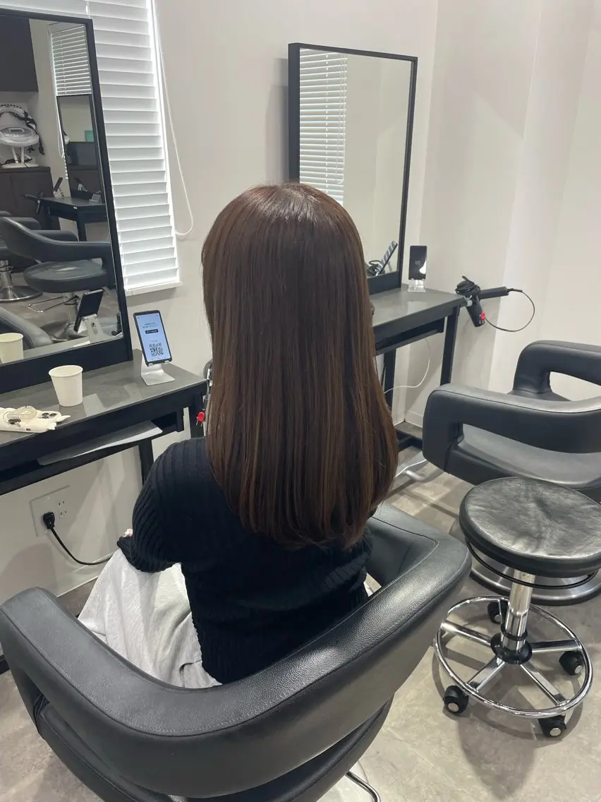 ロング カラー 🤍透明感推しカラー 🤍yui‪💞✨のヘアスタイル
