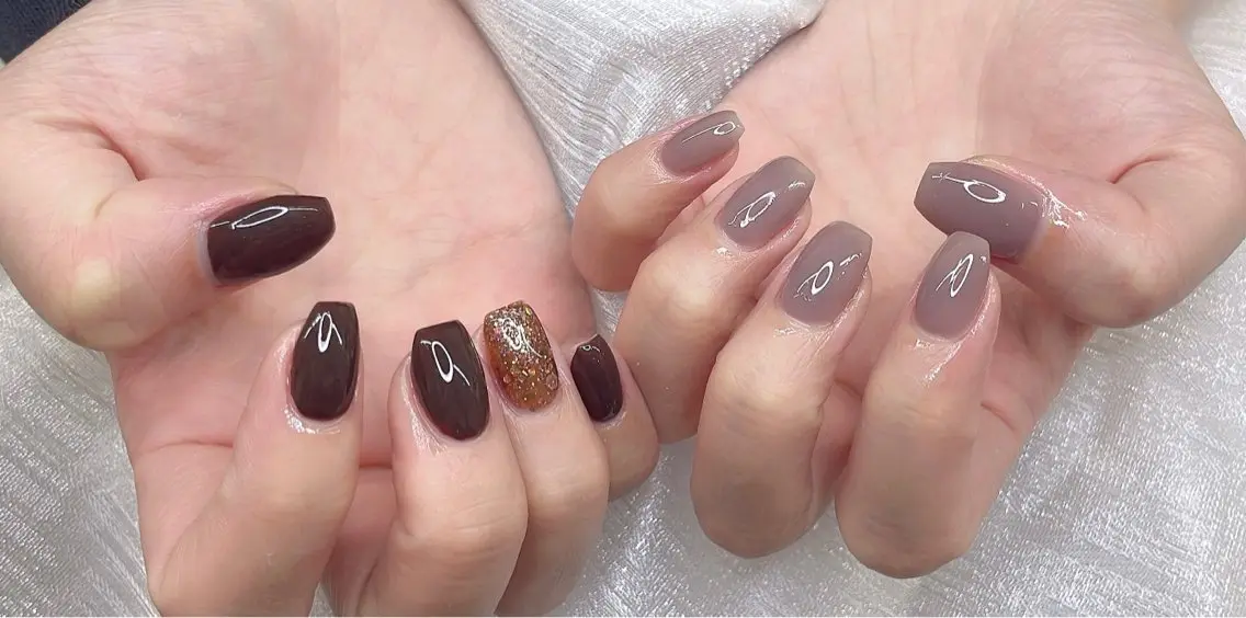 ネイル 渋谷T&B りお ロング無制限中💫のネイルデザイン