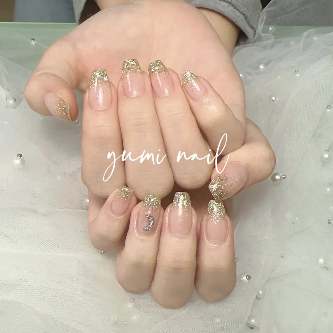 ネイル ハンドネイル 𝐲𝐮𝐦𝐢🎀 長さ出しデザイン専門のネイルデザイン