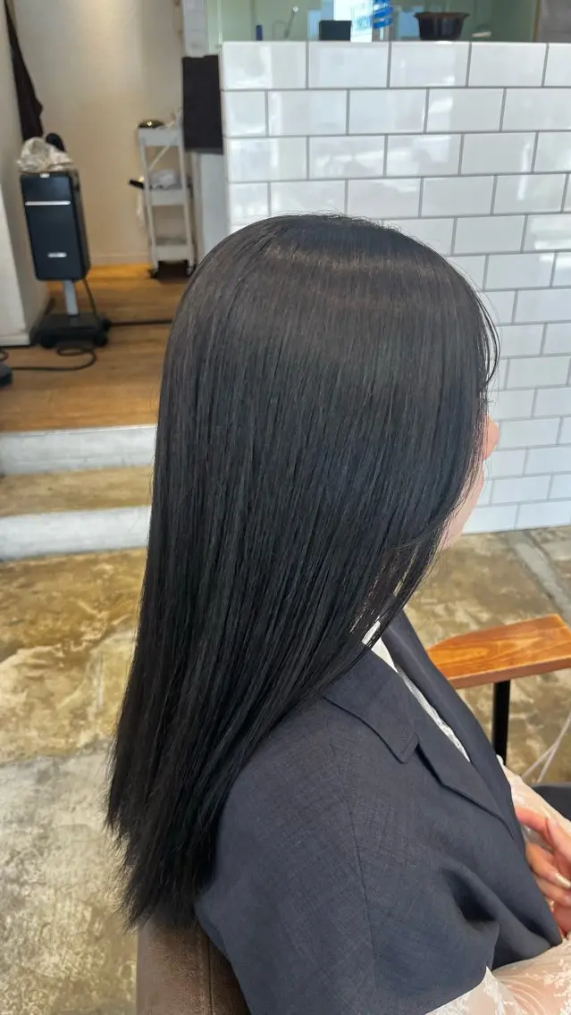 パーマ ストレートパーマ 縮毛矯正 坂下 かのんのヘアスタイル