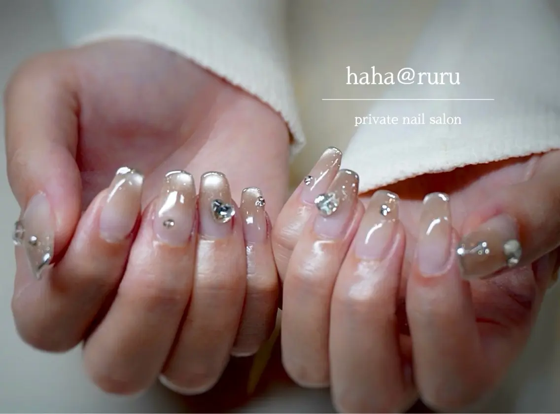 ネイル グラデーション ハンドネイル haha@ ruruのネイルデザイン