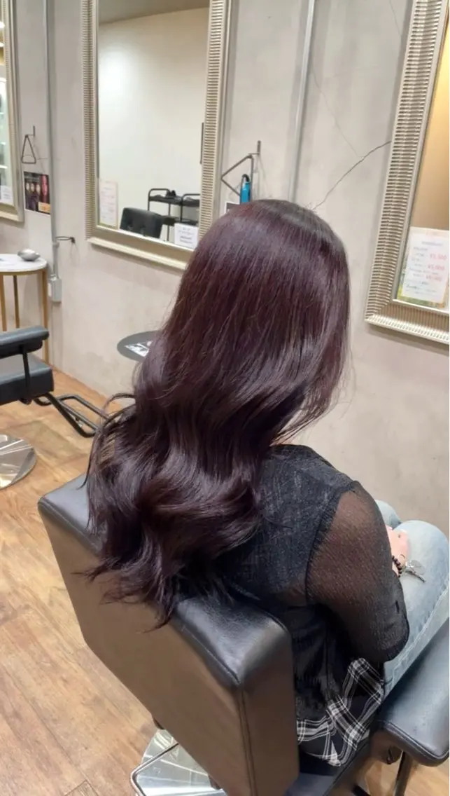 カラー ラベンダーカラー 🎀SoL🎀佐藤 楓夏のヘアスタイル
