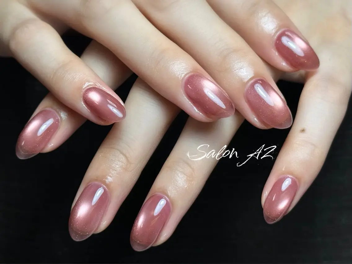 ネイル アートネイル フットネイル フレンチネイル マグネットネイル 持ち込み ハンドネイル salon AZ NANAのネイルデザイン