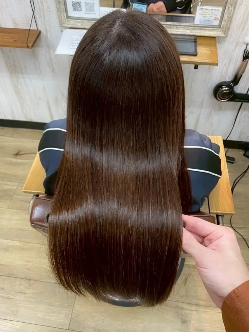 ロング 🫧縮毛矯正 かとうよしき🫧のヘアスタイル