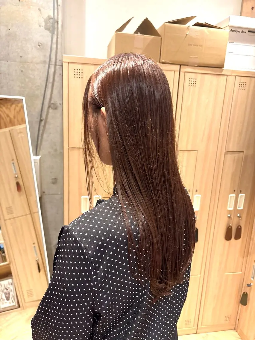 ミディアム ヘアカラー トリートメント 透明感カラー🤎/ ツヤカラー/さくらのヘアスタイル
