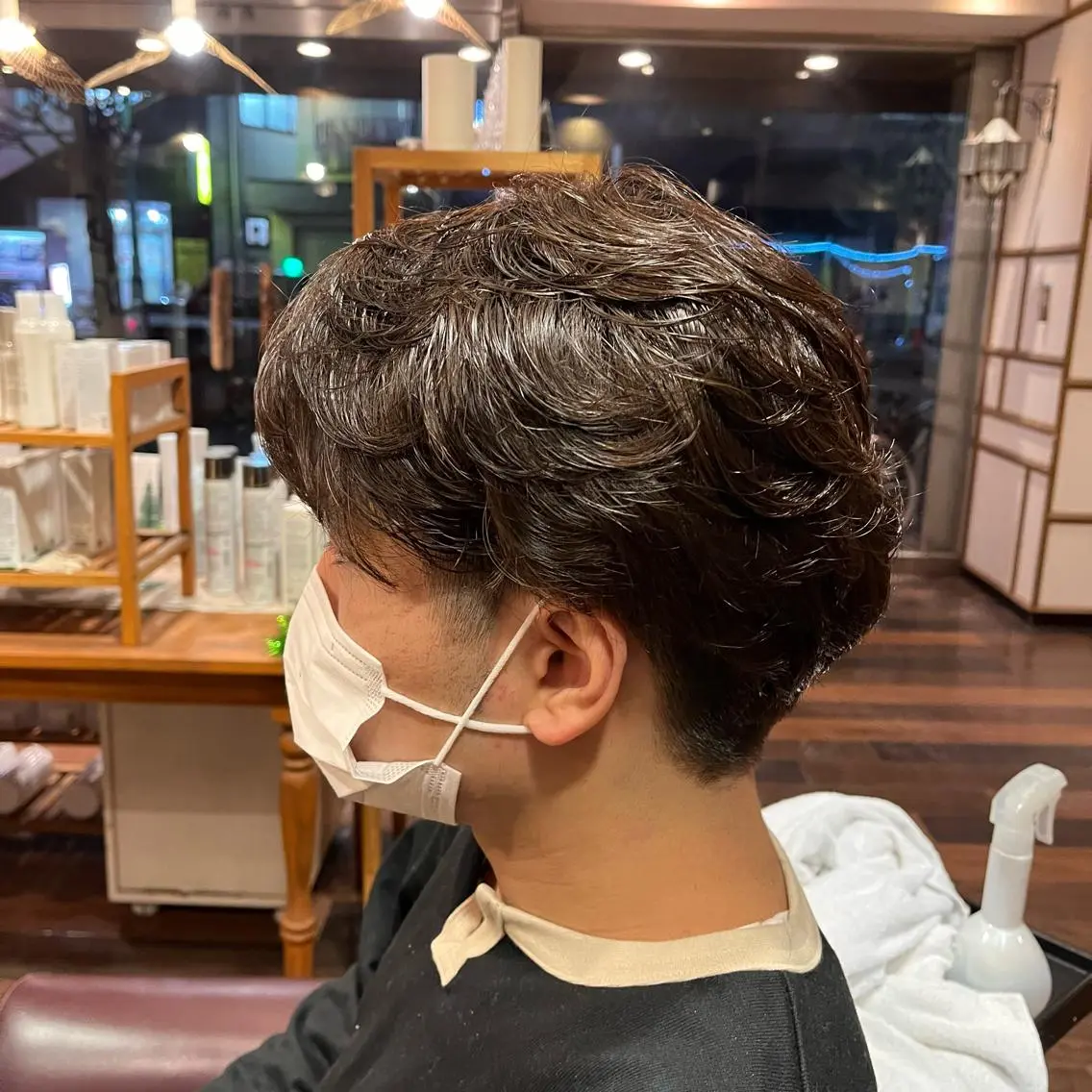 ✂️メンズカット➕全体パーマ🌀の写真