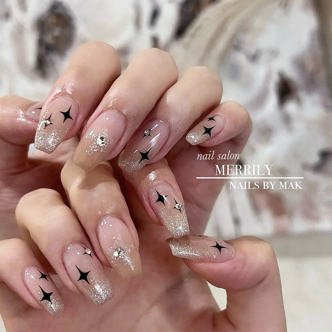 ネイル 韓国ネイル シンプルネイル ハンドネイル salon de Cheliのネイルデザイン