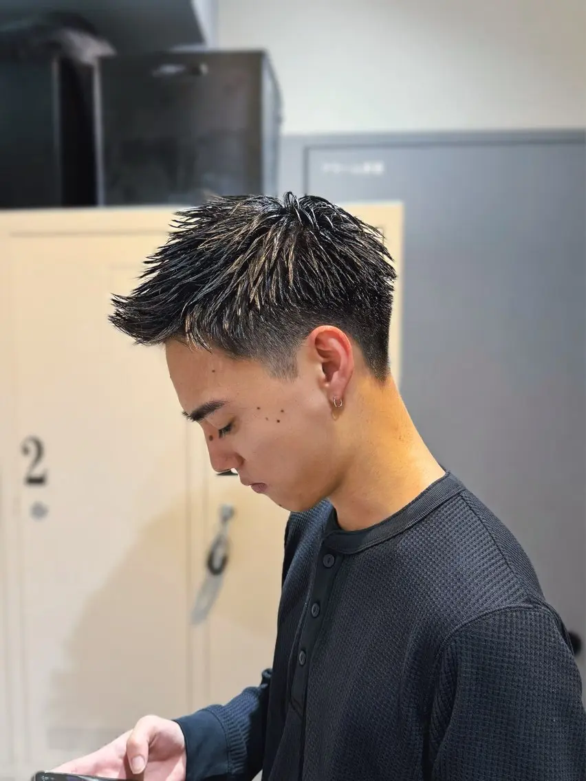ショート カラー メンズ カット ヘアカラー トリートメント 💈メンズカット💈 No.1💈坂元のヘアスタイル