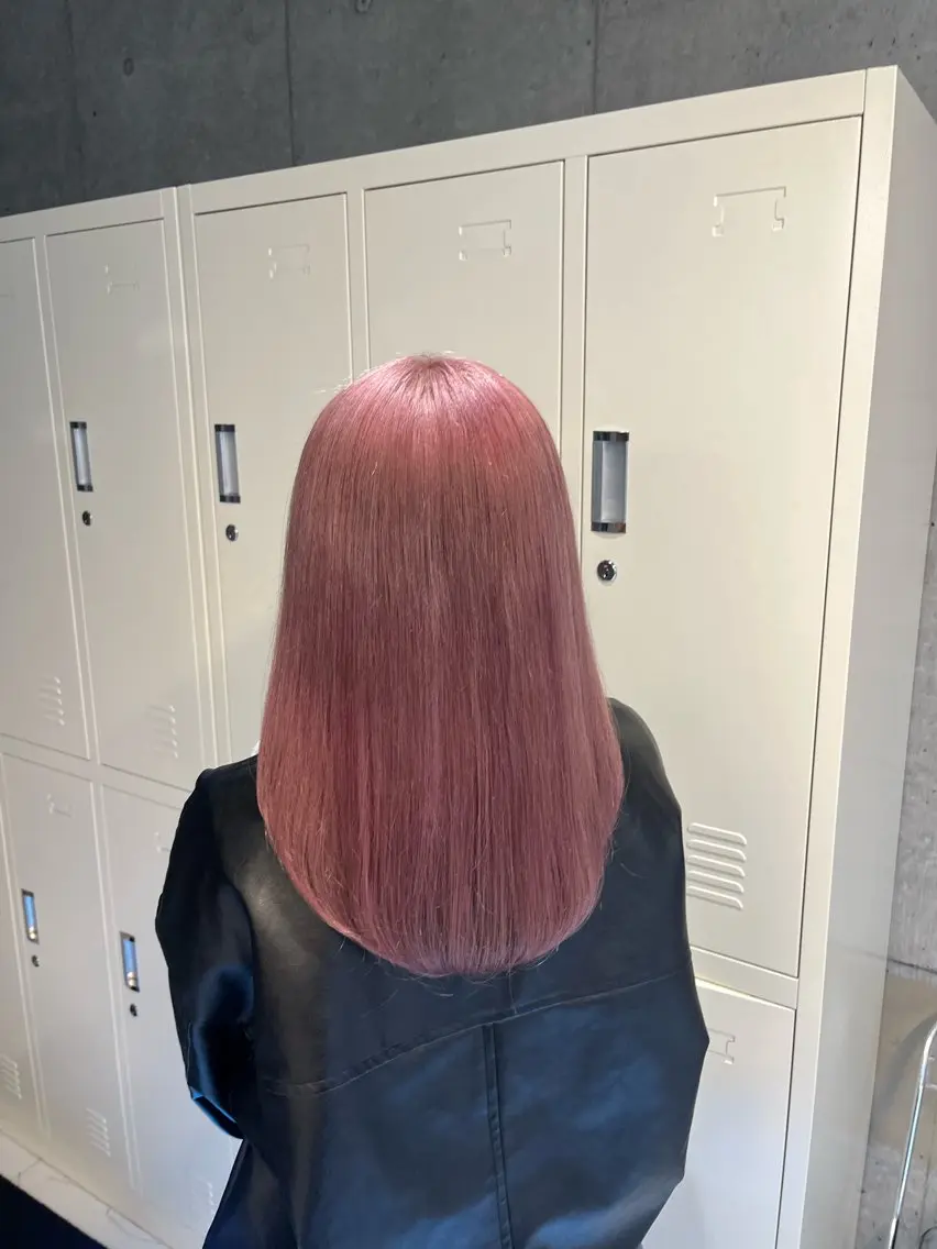 カラー pink hair 🩷mayu🩷のヘアスタイル
