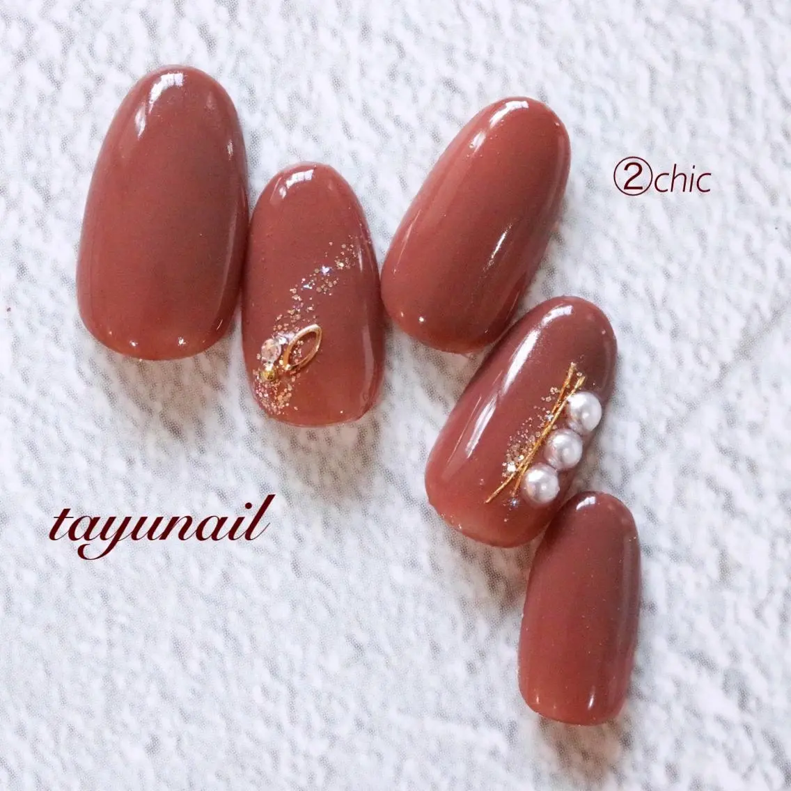 ネイル アートネイル ブルー ジェルネイル ワンカラーネイル パラジェル ネイルサロン 【たゆnail】のネイルデザイン