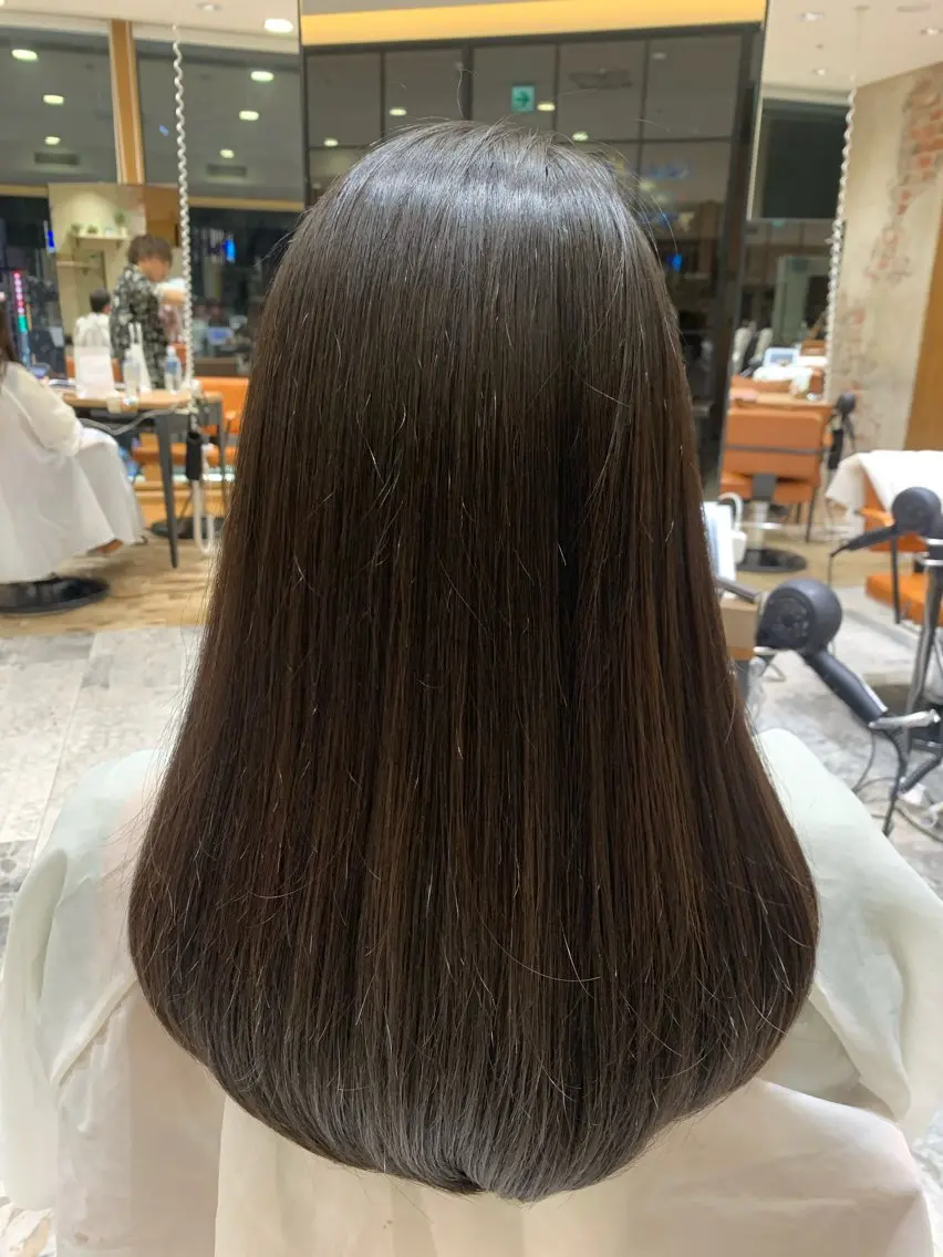 ロング カラー 透明感カラー 大工廻あすやのヘアスタイル