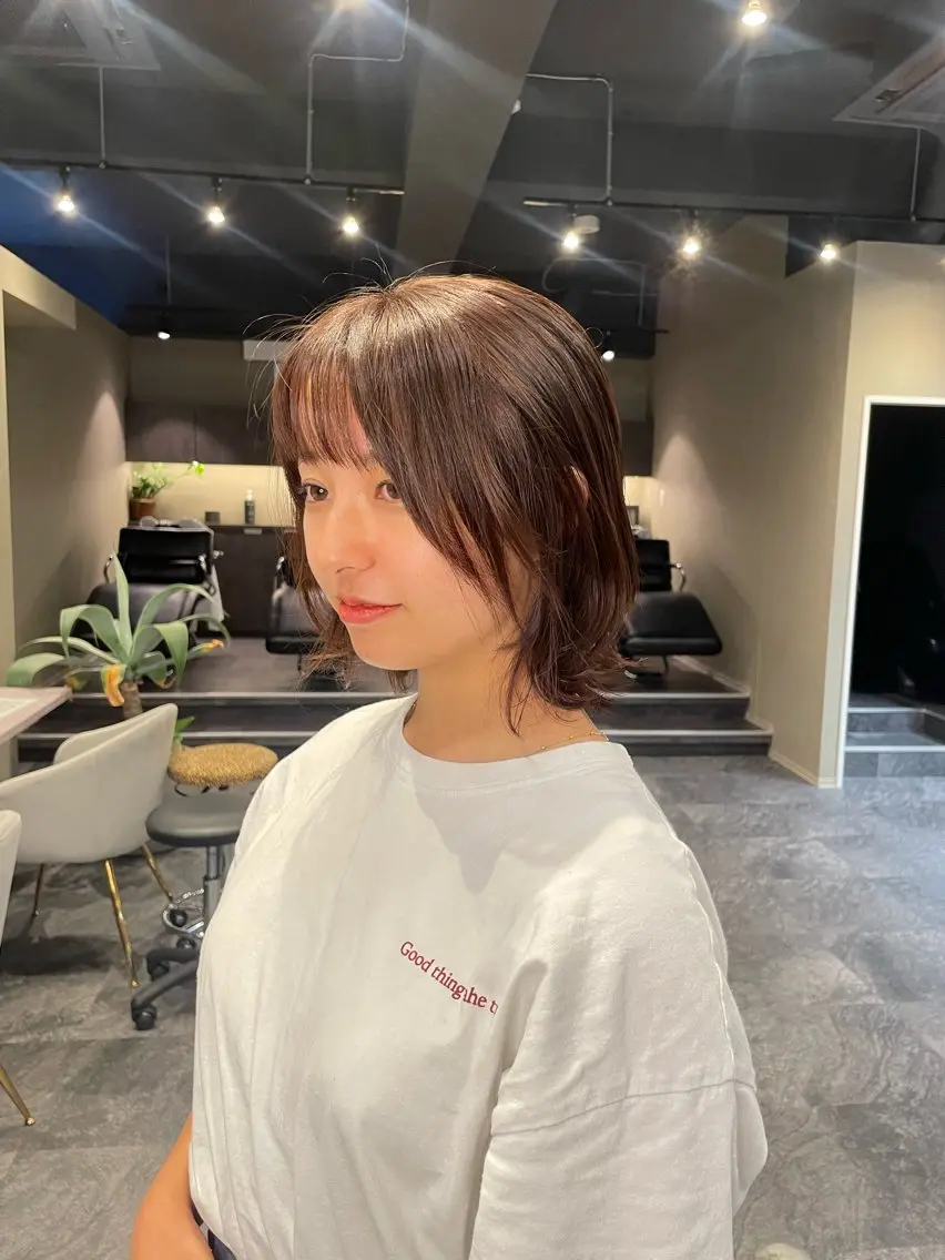 ミディアム HASE SHUのヘアスタイル