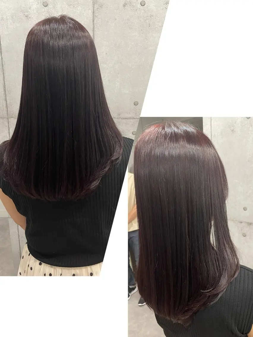 セミロング カット ヘアカラー トリートメント 💫newi💫村上 孝一のヘアスタイル