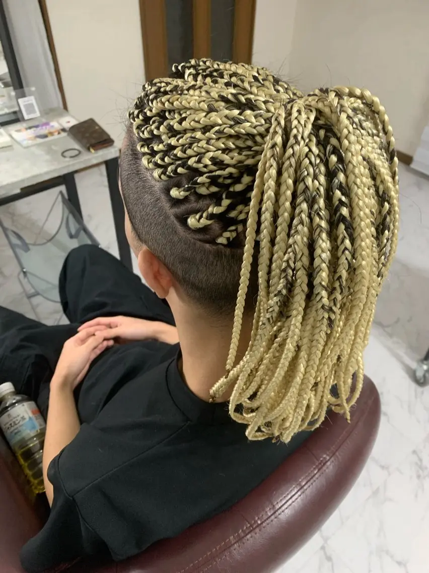 ヘアアレンジ メンズ エクステ エクステ ヘアセット SPINEL Sawaのヘアスタイル