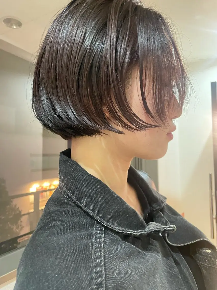 ショート カラー ボブ EIGHT MAYUのヘアスタイル