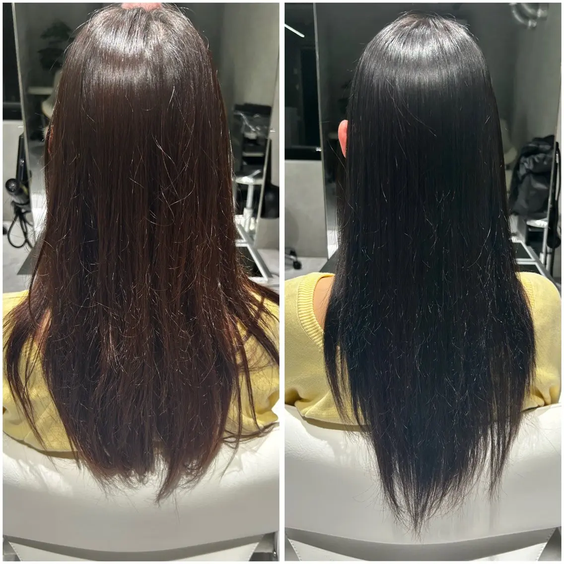 美髪透明感◎プレミアム弱酸性カラー🌸髪に優しい弱酸性カラーで髪の毛に艶を🫧の写真