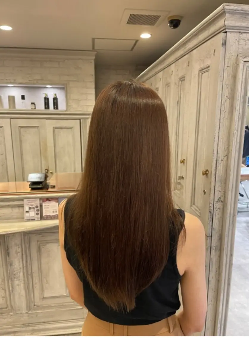 ロング トリートメント ヘアカラー Luce溝の口/ 孔喜のヘアスタイル