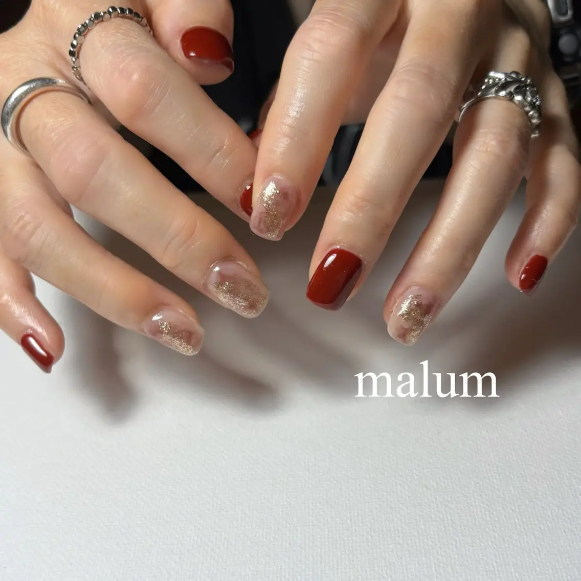 ネイル ハンドネイル malum nailのネイルデザイン