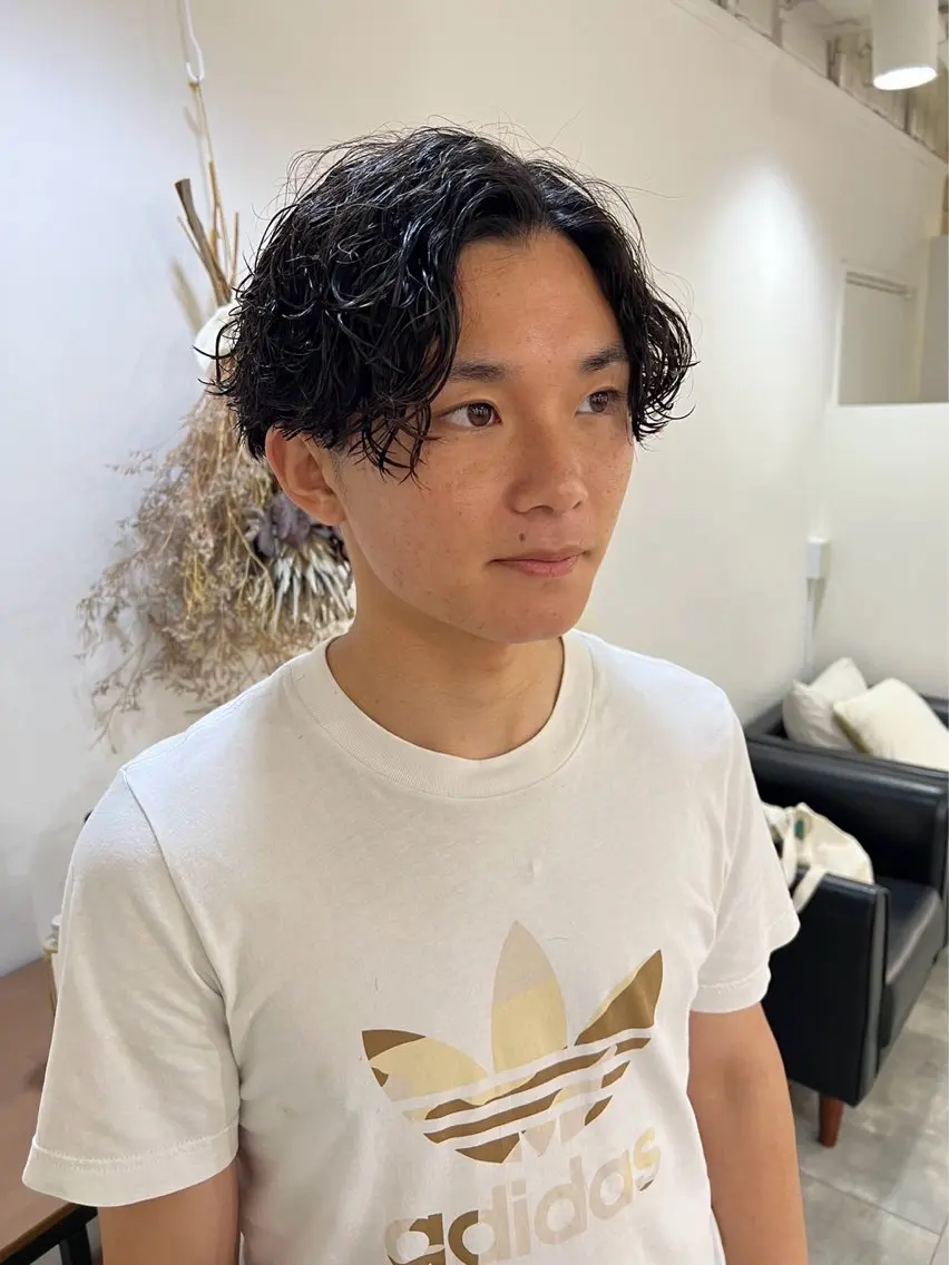 メンズ カット パーマ ili 梅田のヘアスタイル