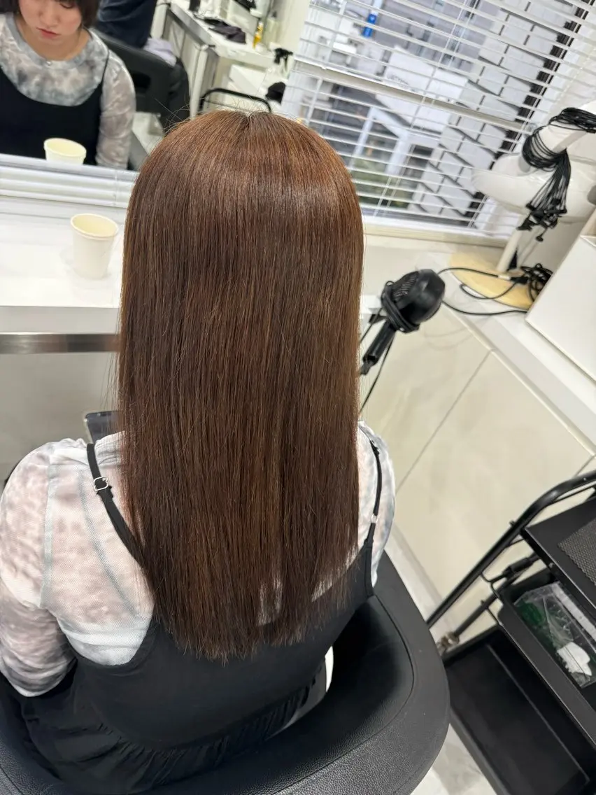 カラー ヘアカラー 大人っぽ韓国🤍ブリ ーチ/mitsukiのヘアスタイル