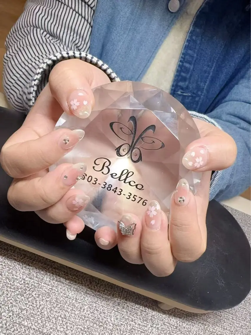 ネイル 持ち込み 春ネイル ネイルサロン ベラッコのネイルデザイン