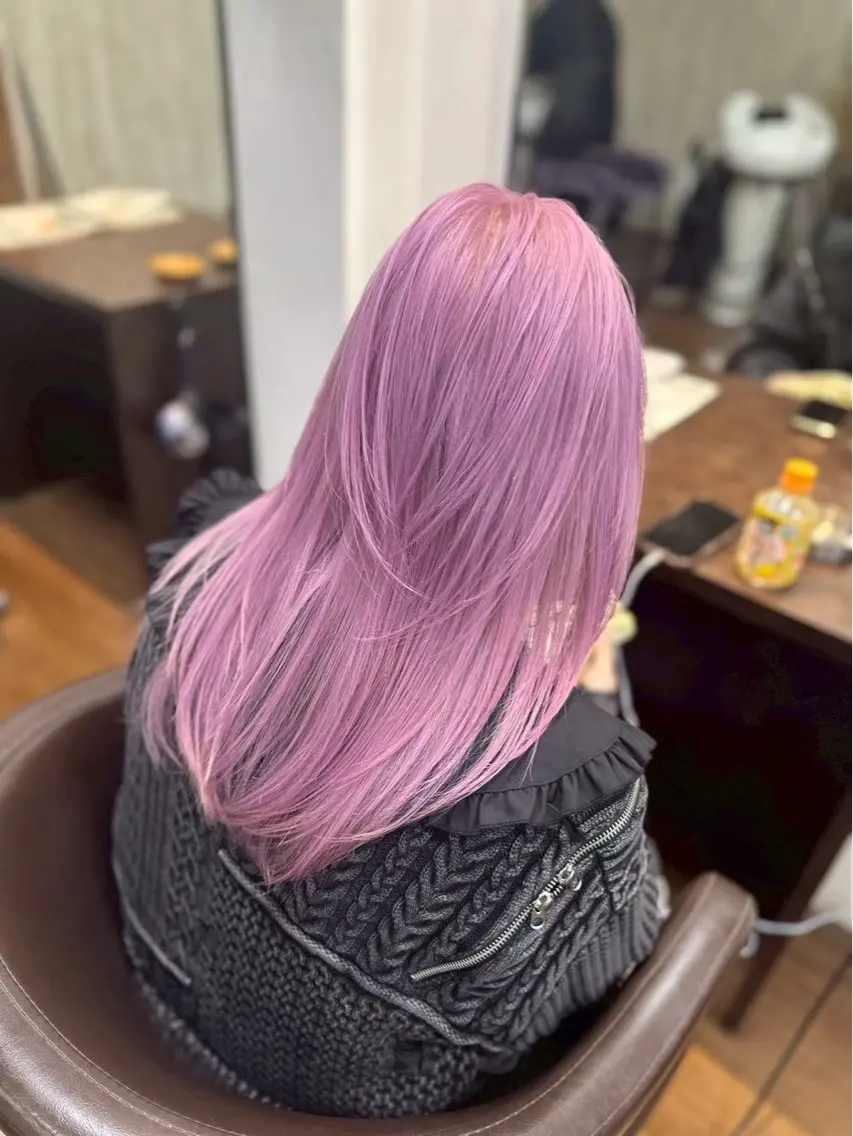 ミディアム ヘアカラー 村上 さくらのヘアスタイル