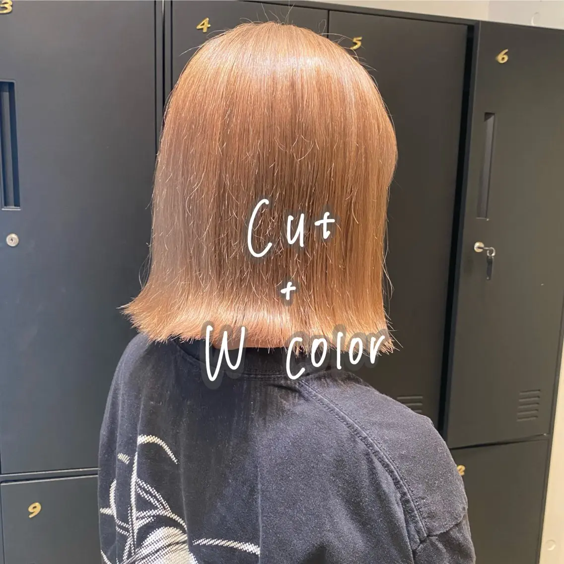 ミディアム カラー カット ヘアカラー トリートメント 暖色艶color / ボブ🦩Rioのヘアスタイル