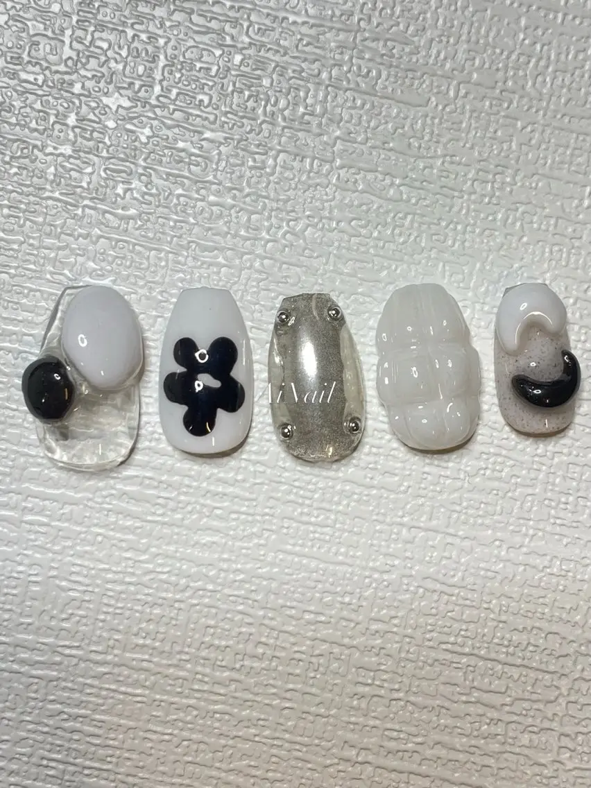 ネイル アートネイル ニュアンスネイル ✨AiNail💅 ✨高幡不動NEW ✨のネイルデザイン