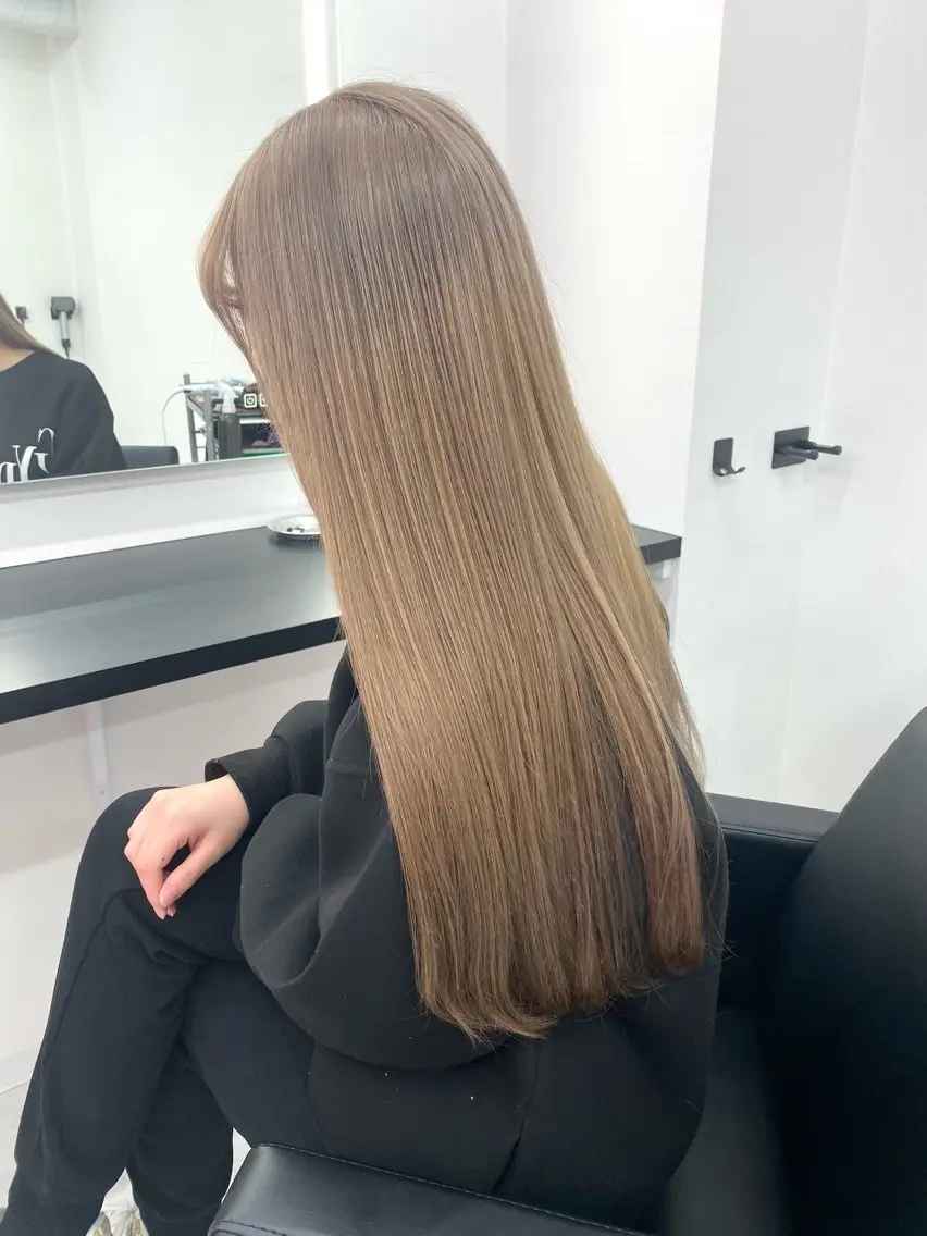 ロング カラー ブリーチカラー💖 rukaのヘアスタイル