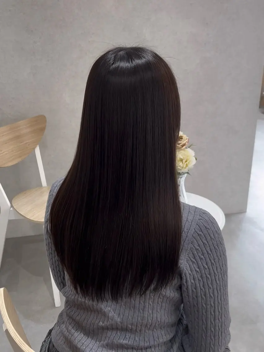 ロング カット ヘアカラー 縮毛矯正 トリートメント Marin🐩 /髪質改善 カラーのヘアスタイル