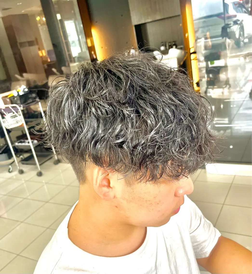 ショート パーマ メンズ カット パーマ 【パーマ特化美容師 】👑Yoshiyaのヘアスタイル