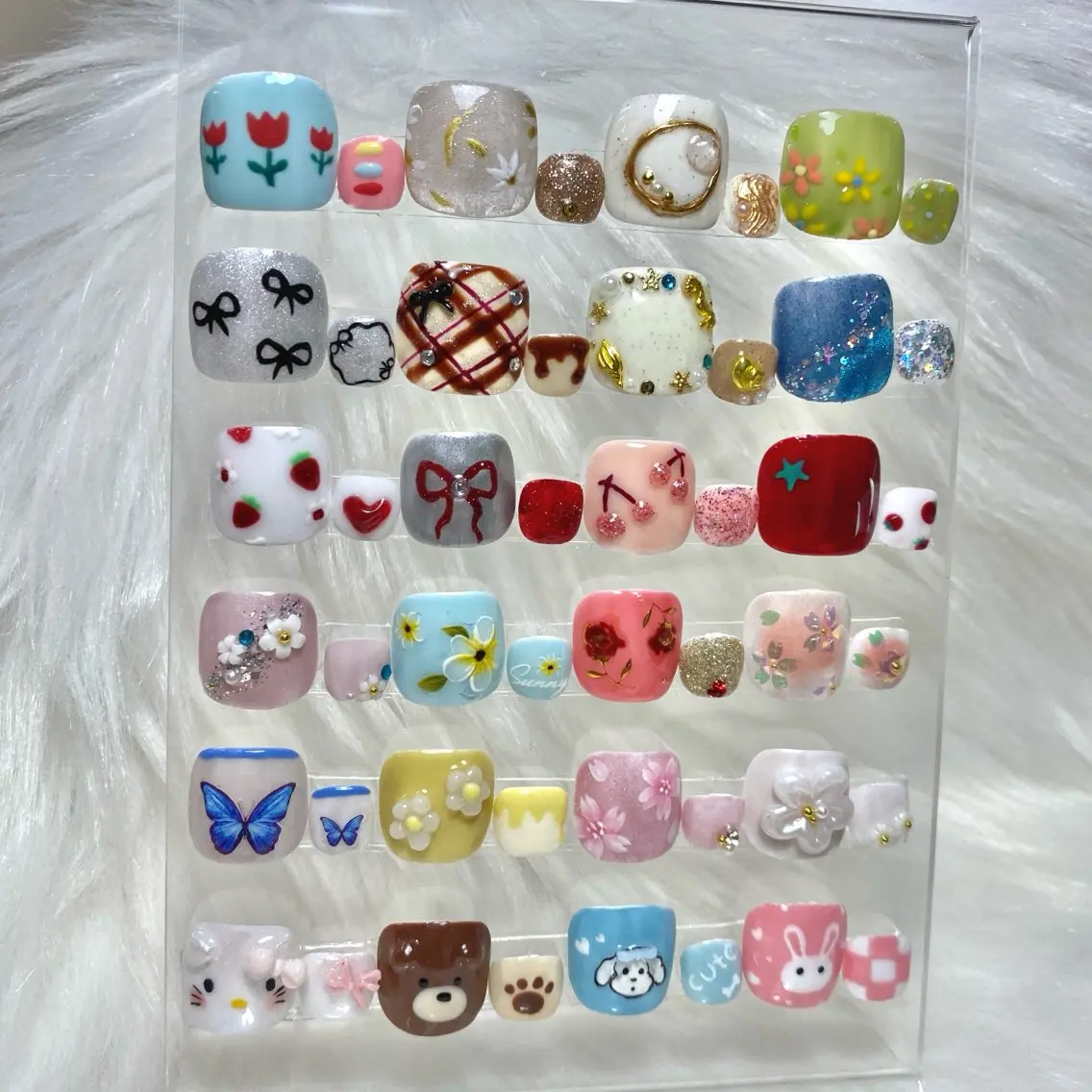 ネイル フットネイル Akina Nail🎀✨のネイルデザイン