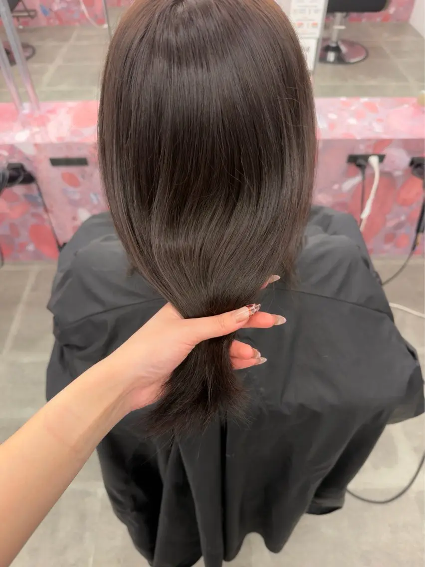 ミディアム ヘアカラー PELE SAKAE kannaのヘアスタイル