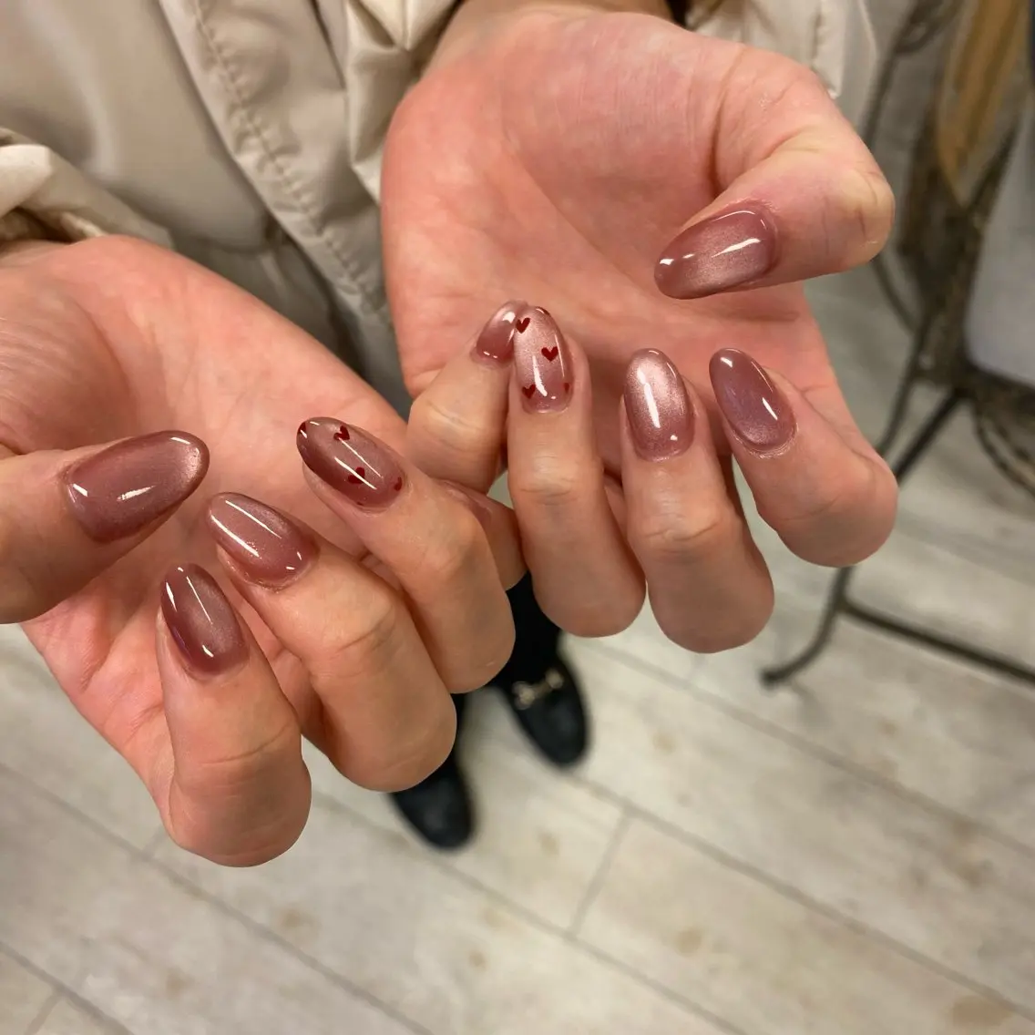 ネイル アートネイル マグネットネイル ハンドネイル SAKURA 中島のネイルデザイン