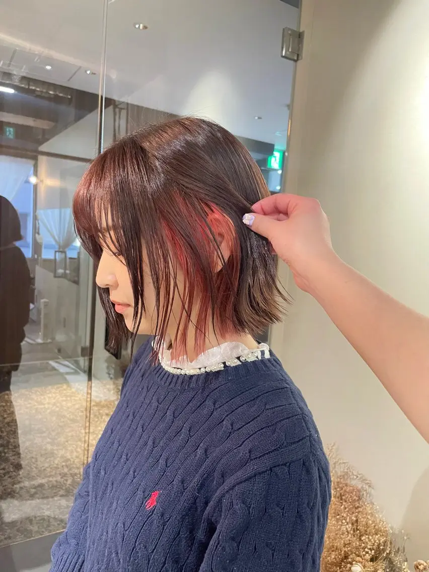 カラー 山下 悠月のヘアスタイル