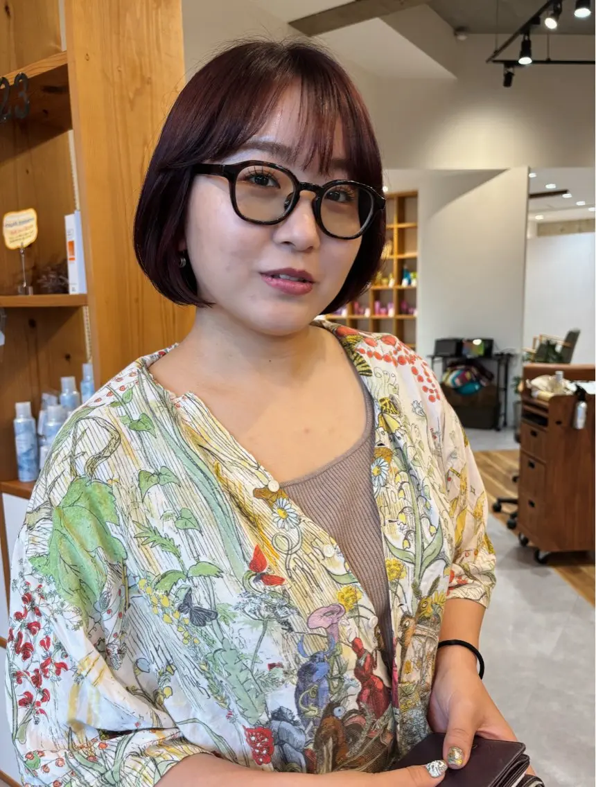 カラー mata-L23 かのんのヘアスタイル
