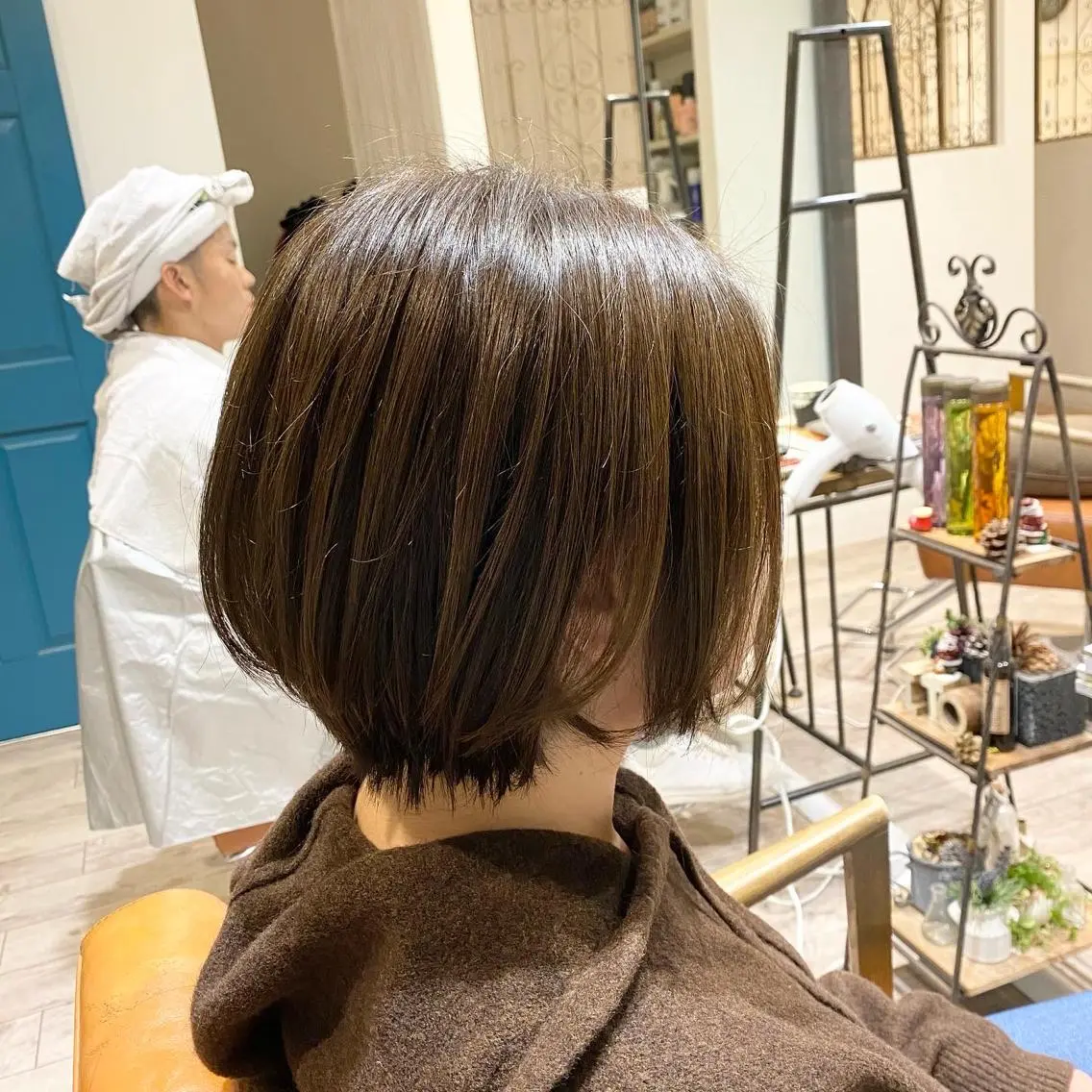ショート カラー 赤間 飛鳥のヘアスタイル