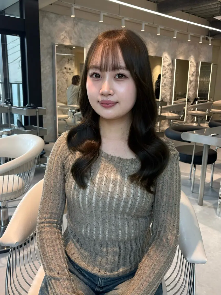 ロング カット ヘアカラー ブリーチなしダブル 🪄🎀RIOのヘアスタイル
