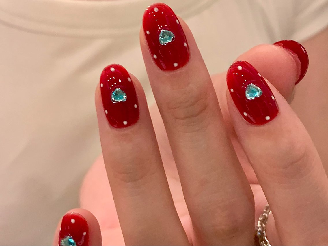 ネイル アニマル柄 べっ甲ネイル ボルドー ブラウン ジェルネイル ハンドネイル 🎀🎀YooLi Nail Salonのネイルデザイン