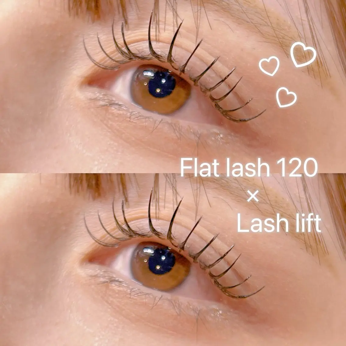 💎エクパ💎LEDフラットラッシュ100本+まつげパーマ👀🤍の写真
