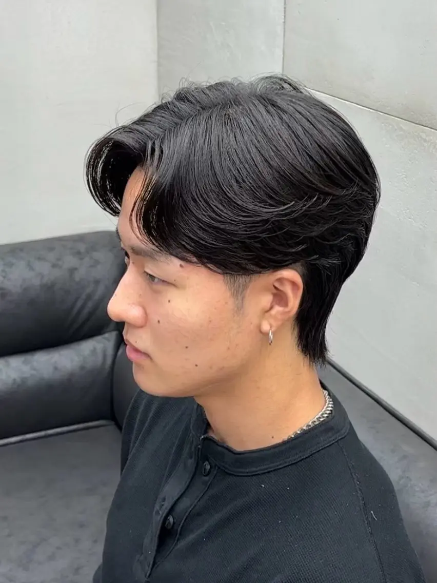 ショート カット パーマ メンズ特化/モデル 募集中/あこのヘアスタイル