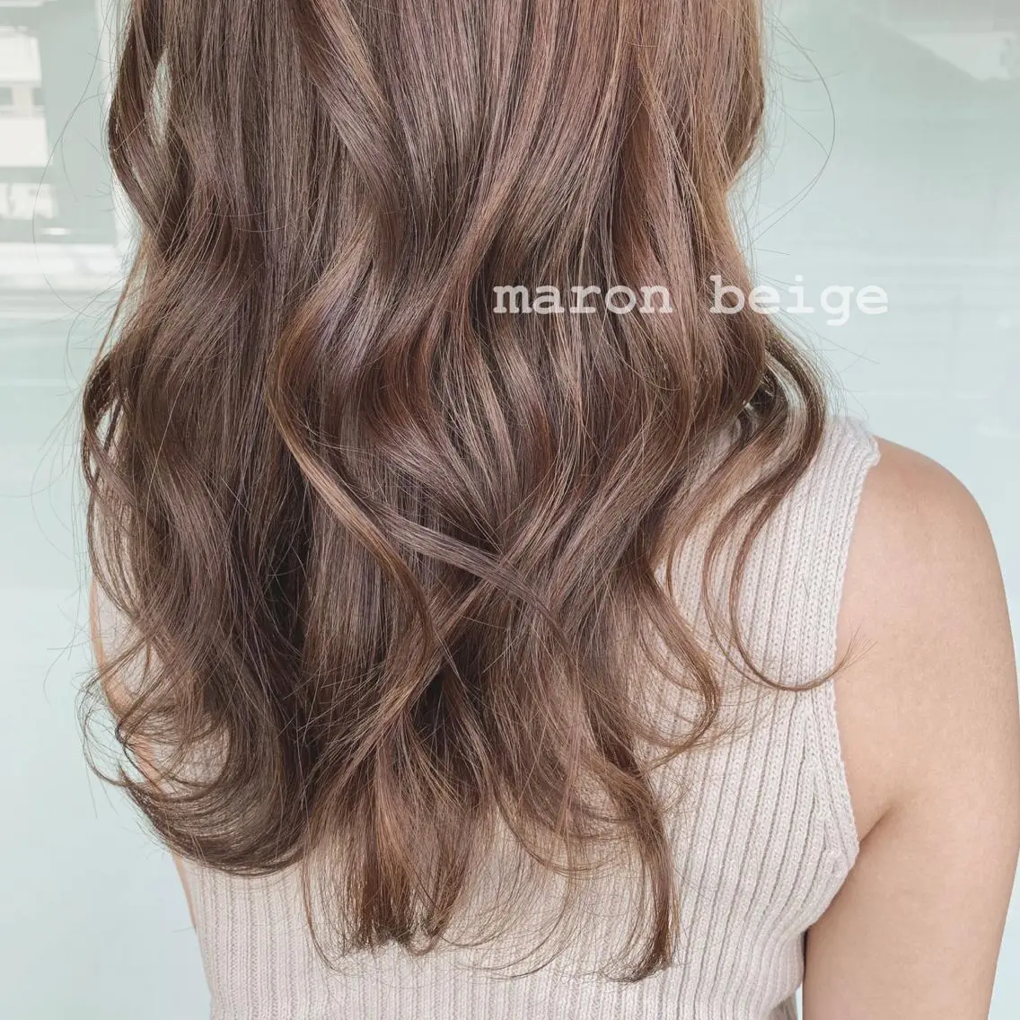 ロング レイヤー/艶髪カラー 森本くるみのヘアスタイル
