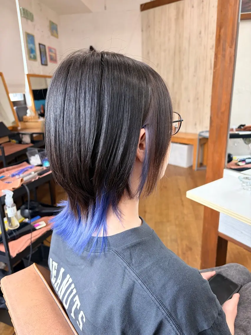ショート ウルフカット ヘアカラー 髪質改善/カラー MINAKOのヘアスタイル