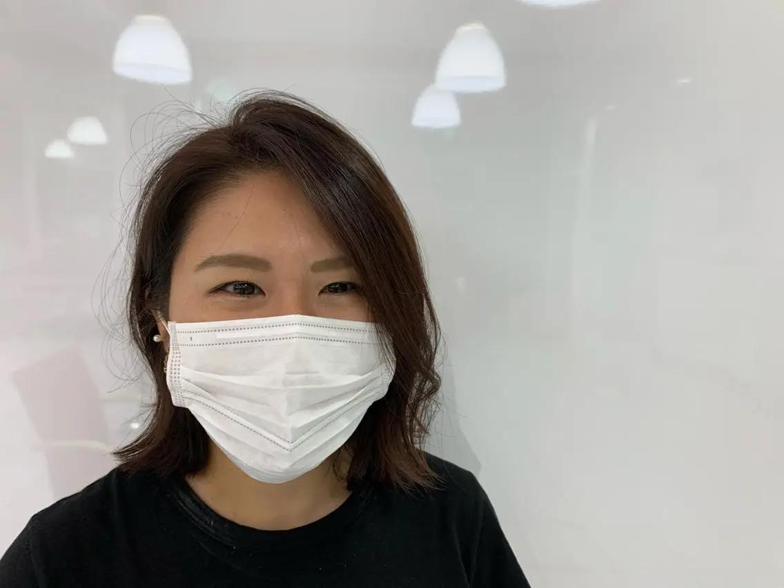 ミディアム パープルカラー ✨吉祥寺Niche✨ 平山薫のヘアスタイル