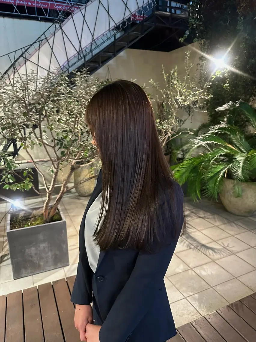 カラー 透明感カラー misaki morimoto🌱のヘアスタイル