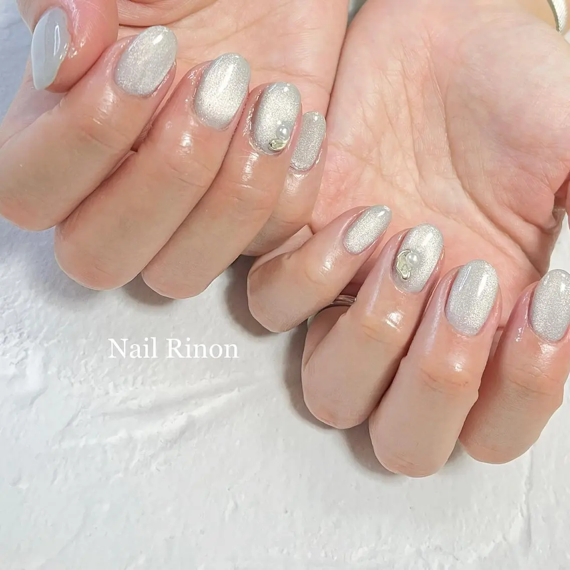 ネイル マグネットネイル ハンドネイル Nail Rinonのネイルデザイン